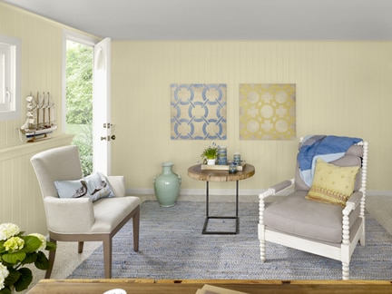 Benjamin Moore Color Trends 2013 Coastal yellow home office 2